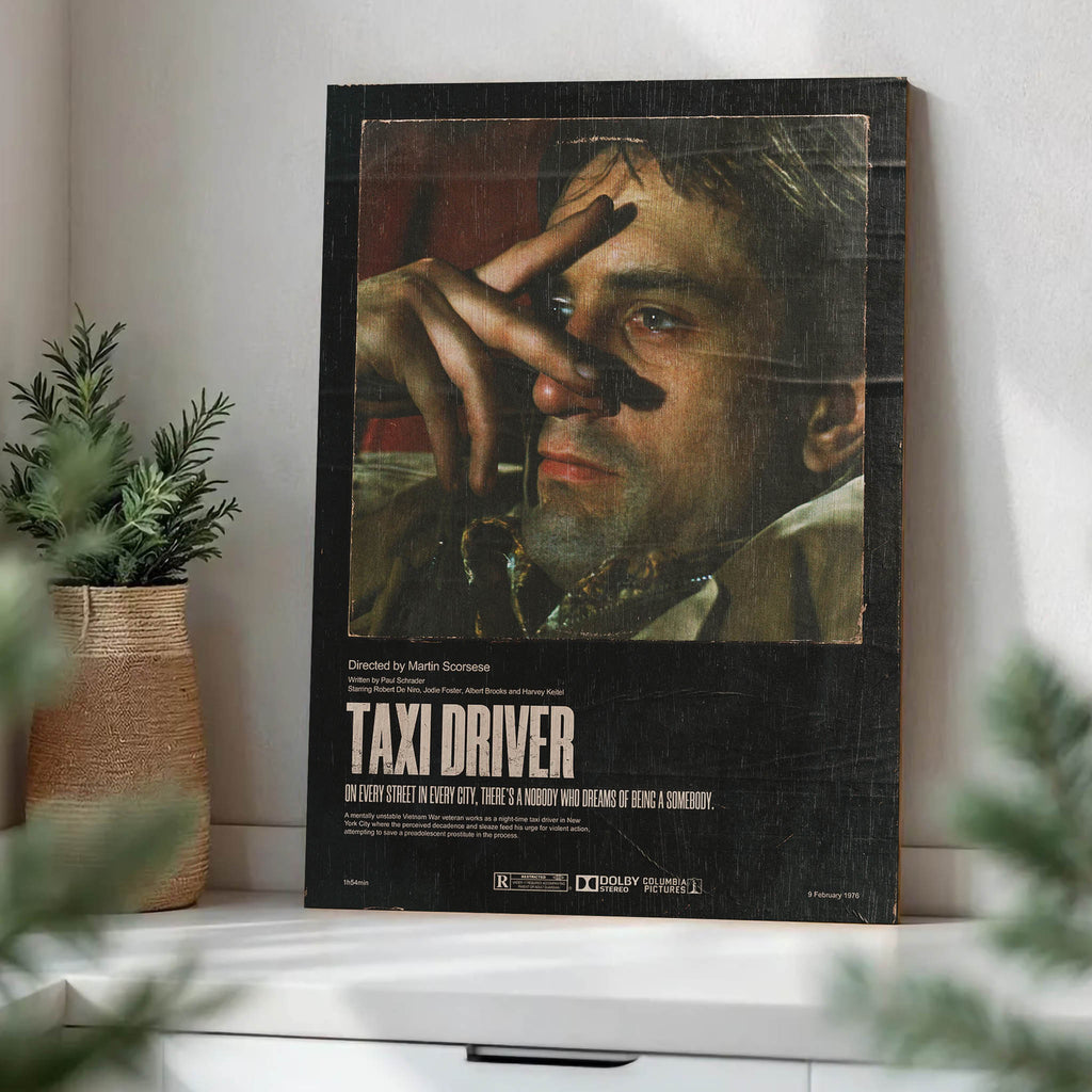 Taxi Driver Wood Print by OnWood Australia