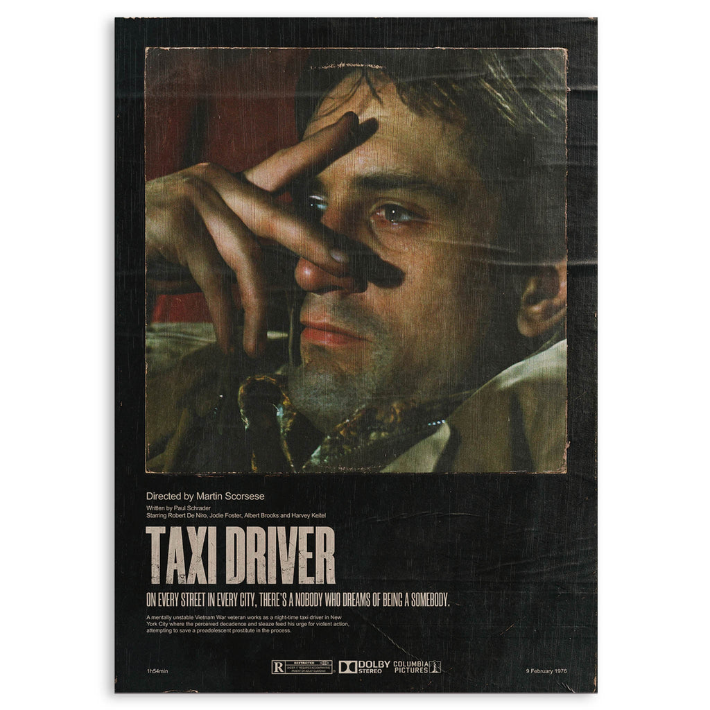 Taxi Driver Wood Print by OnWood Australia