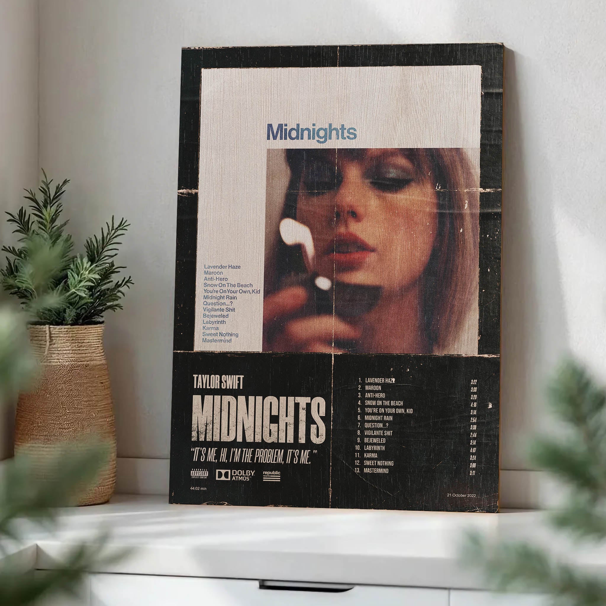 Taylor Swift Wood Print by OnWood Australia