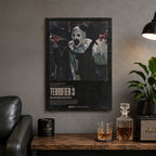 Terrifier 3 Wood Print by OnWood Australia