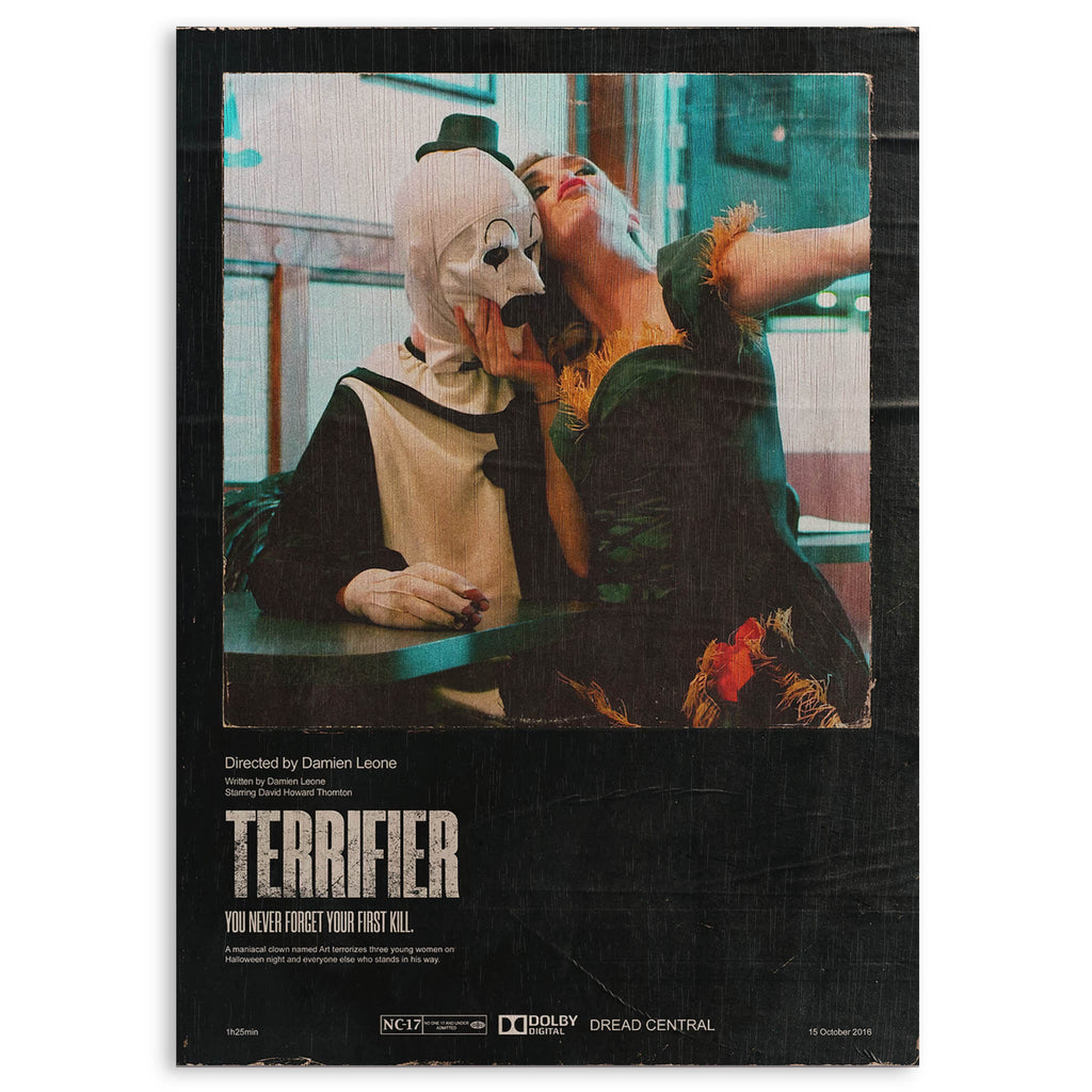 Terrifier Wood Print by OnWood Australia