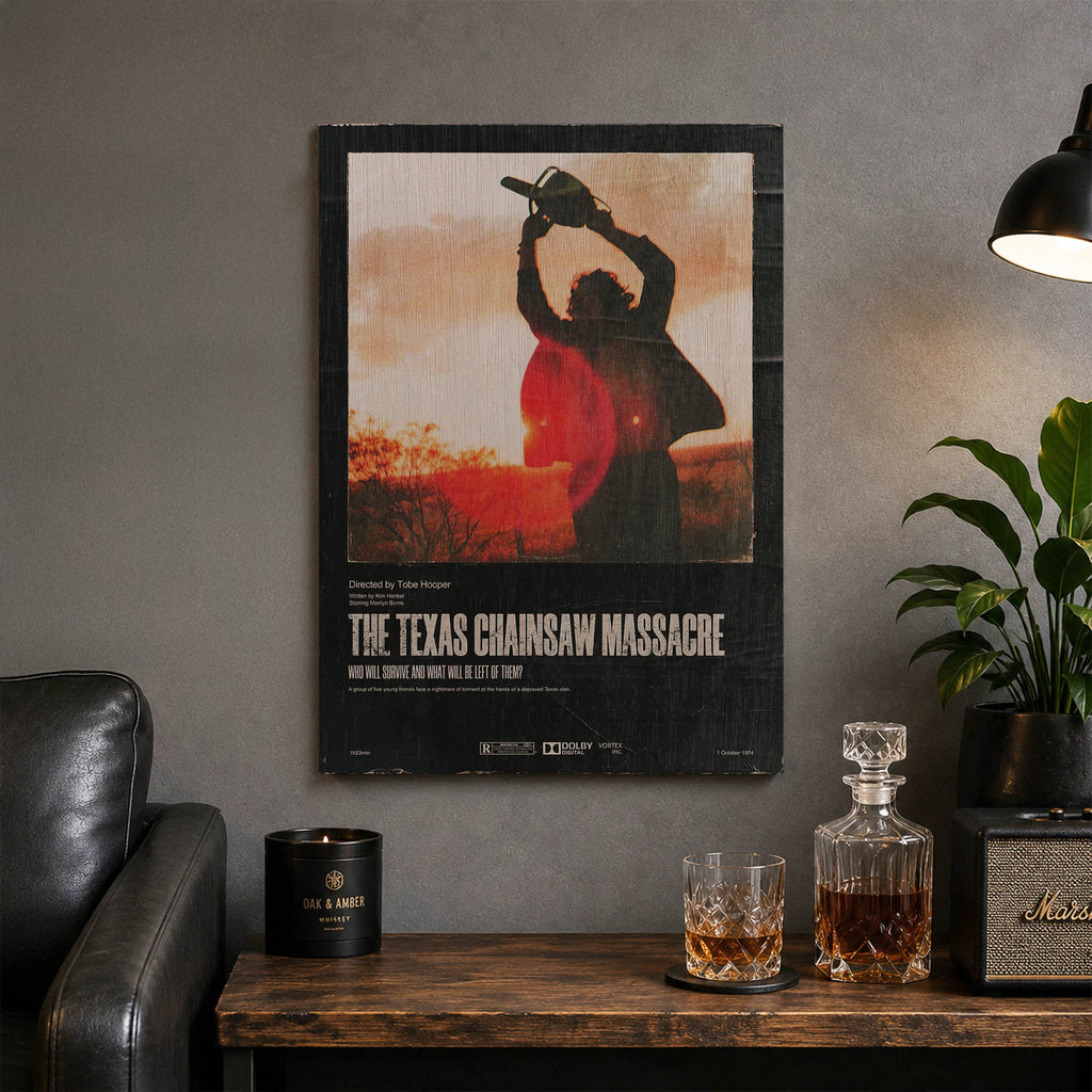 Texas Chainsaw Massacre Wood Print by OnWood Australia