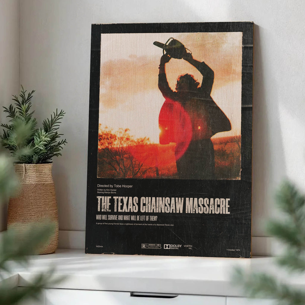 Texas Chainsaw Massacre Wood Print by OnWood Australia