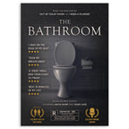 The Bathroom Movie Parody Wood Print by OnWood Australia