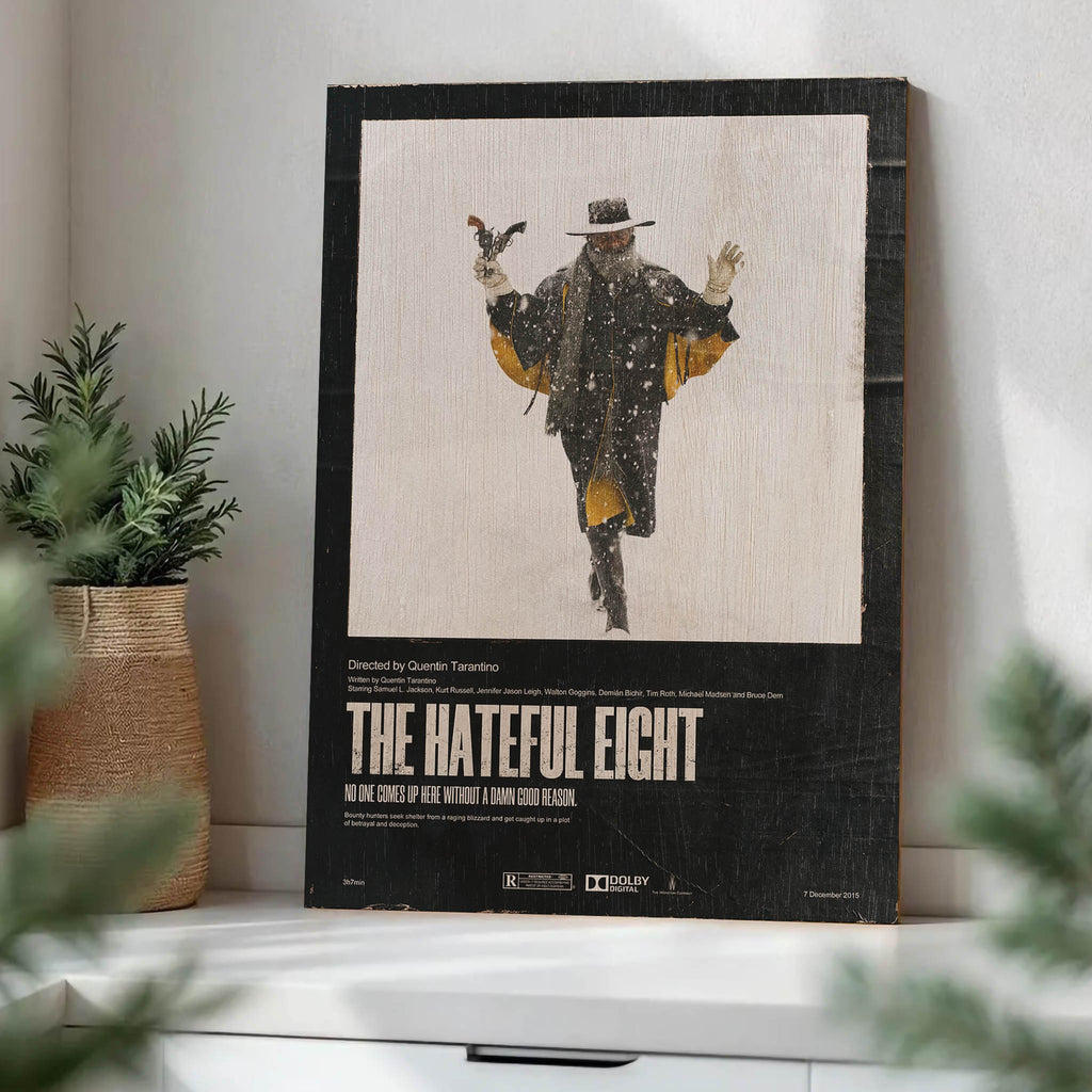 The Hateful Eight Wood Print by OnWood Australia