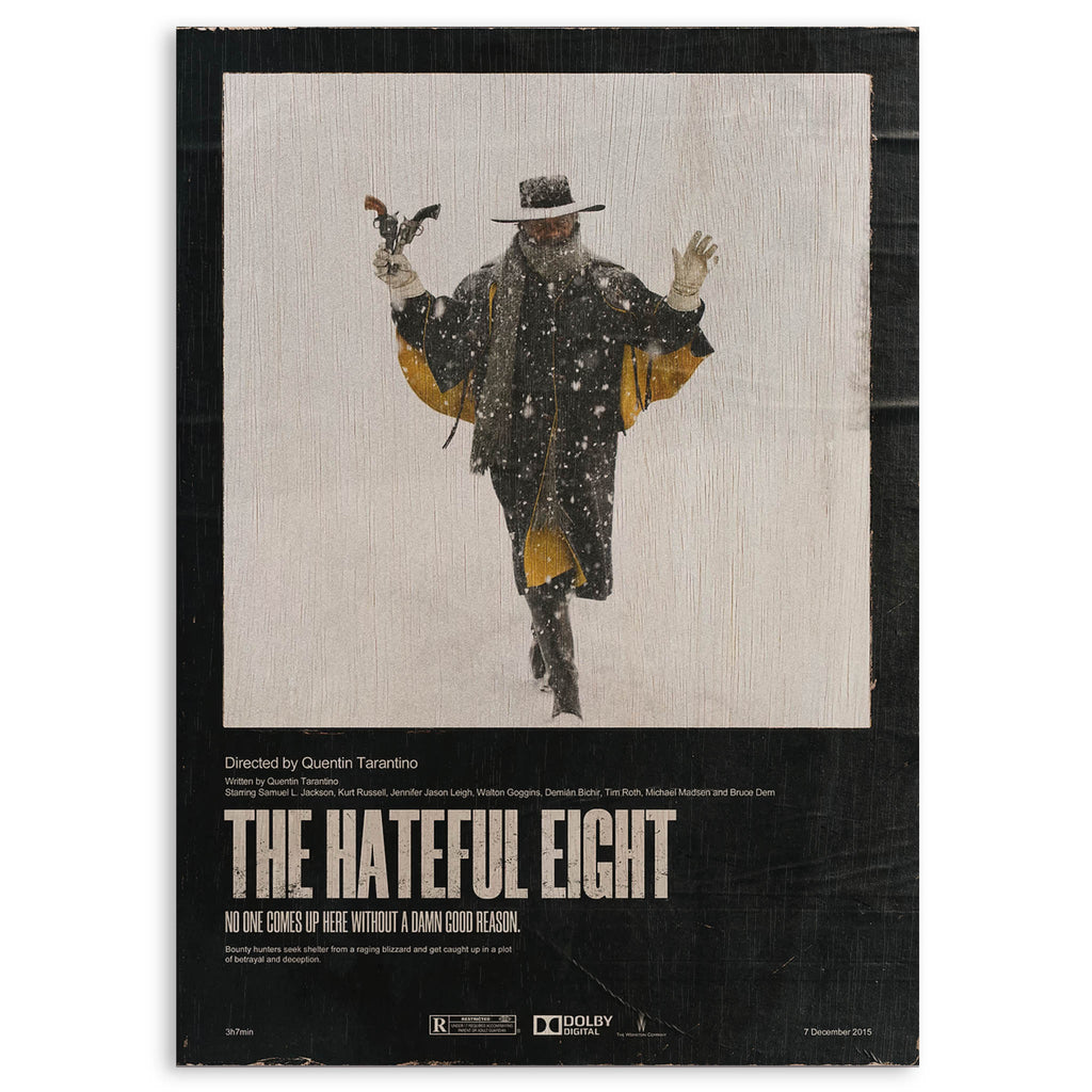 The Hateful Eight Wood Print by OnWood Australia