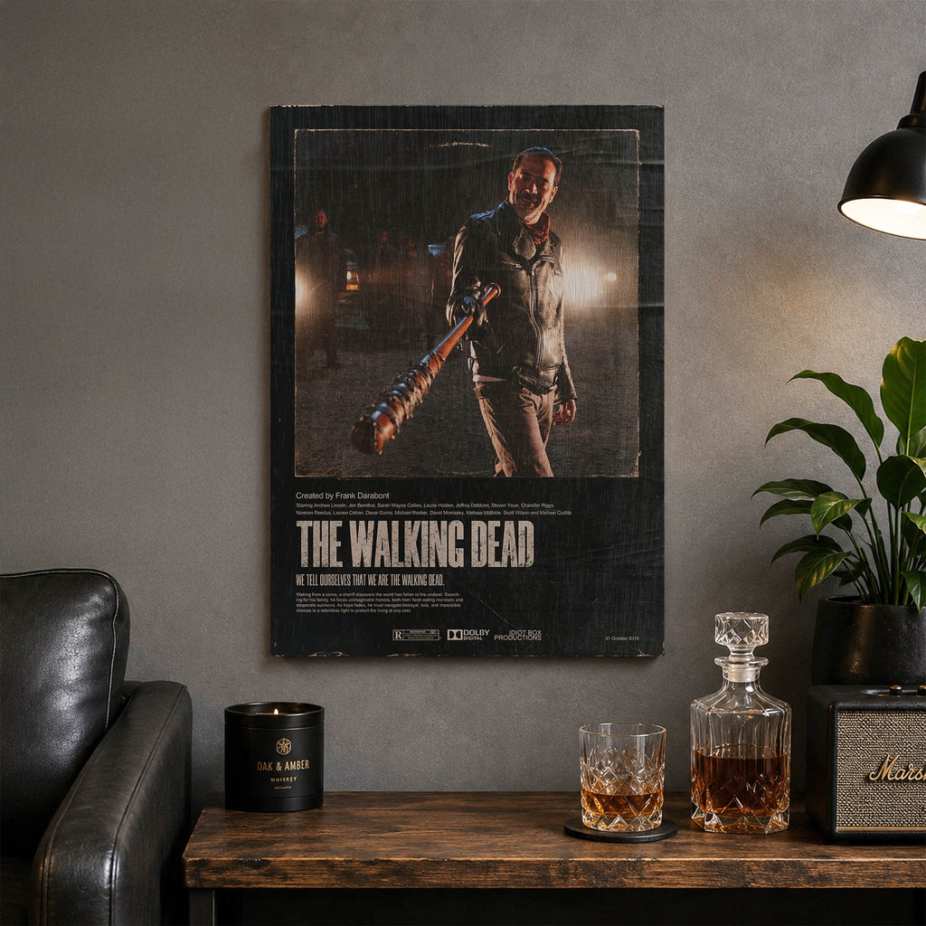The Walking Dead Wood Print by OnWood Australia
