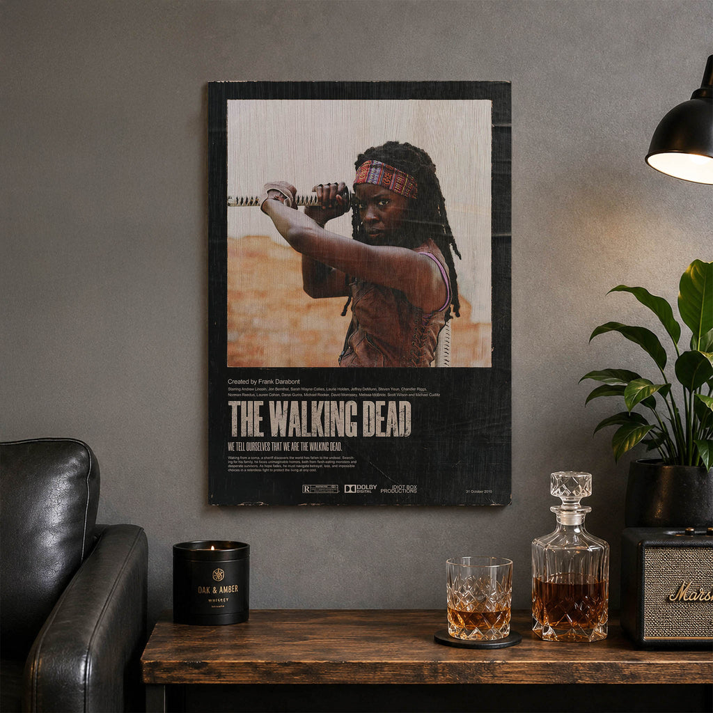 The Walking Dead Wood Print by OnWood Australia