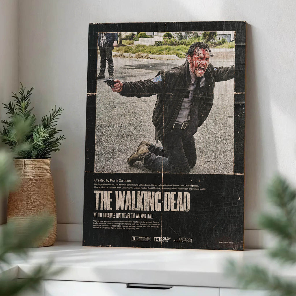 The Walking Dead Wood Print by OnWood Australia