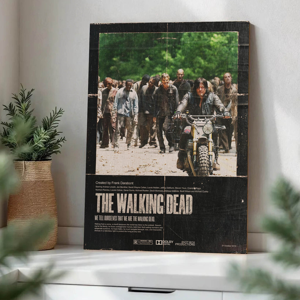 The Walking Dead Wood Print by OnWood Australia
