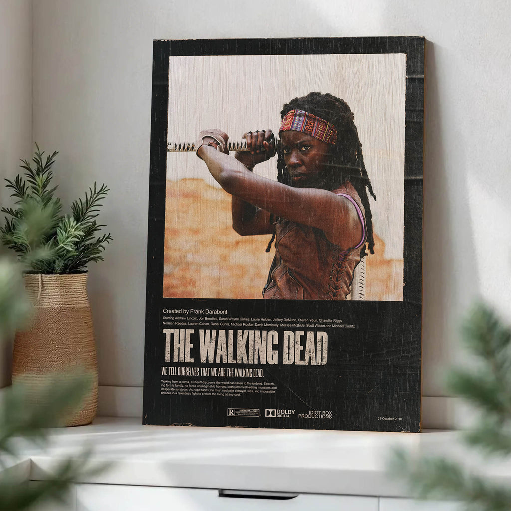 The Walking Dead Wood Print by OnWood Australia