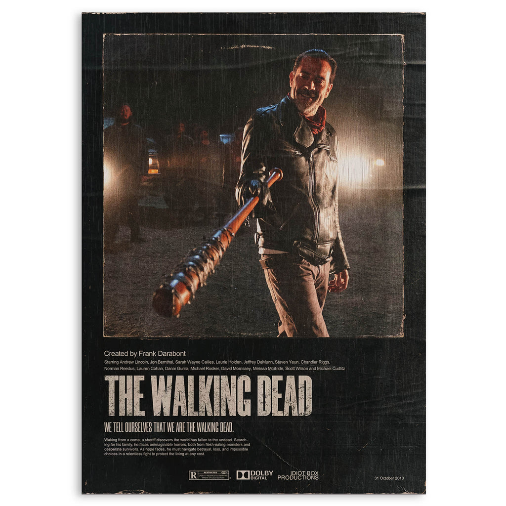 The Walking Dead Wood Print by OnWood Australia