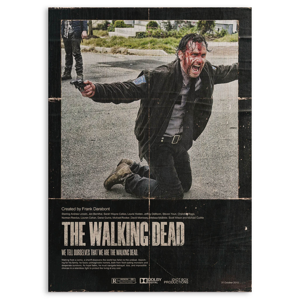 The Walking Dead Wood Print by OnWood Australia