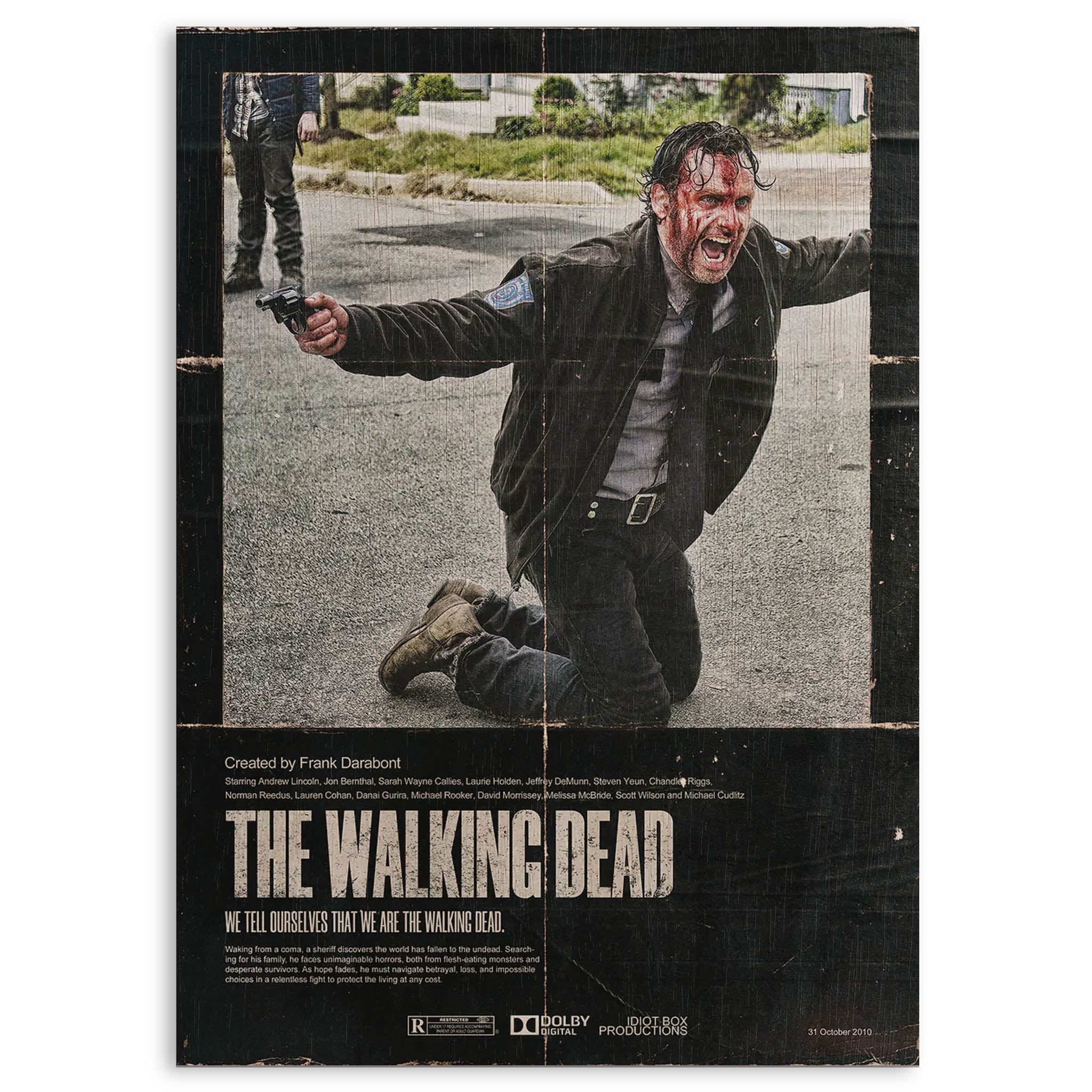 The Walking Dead Wood Print by OnWood Australia