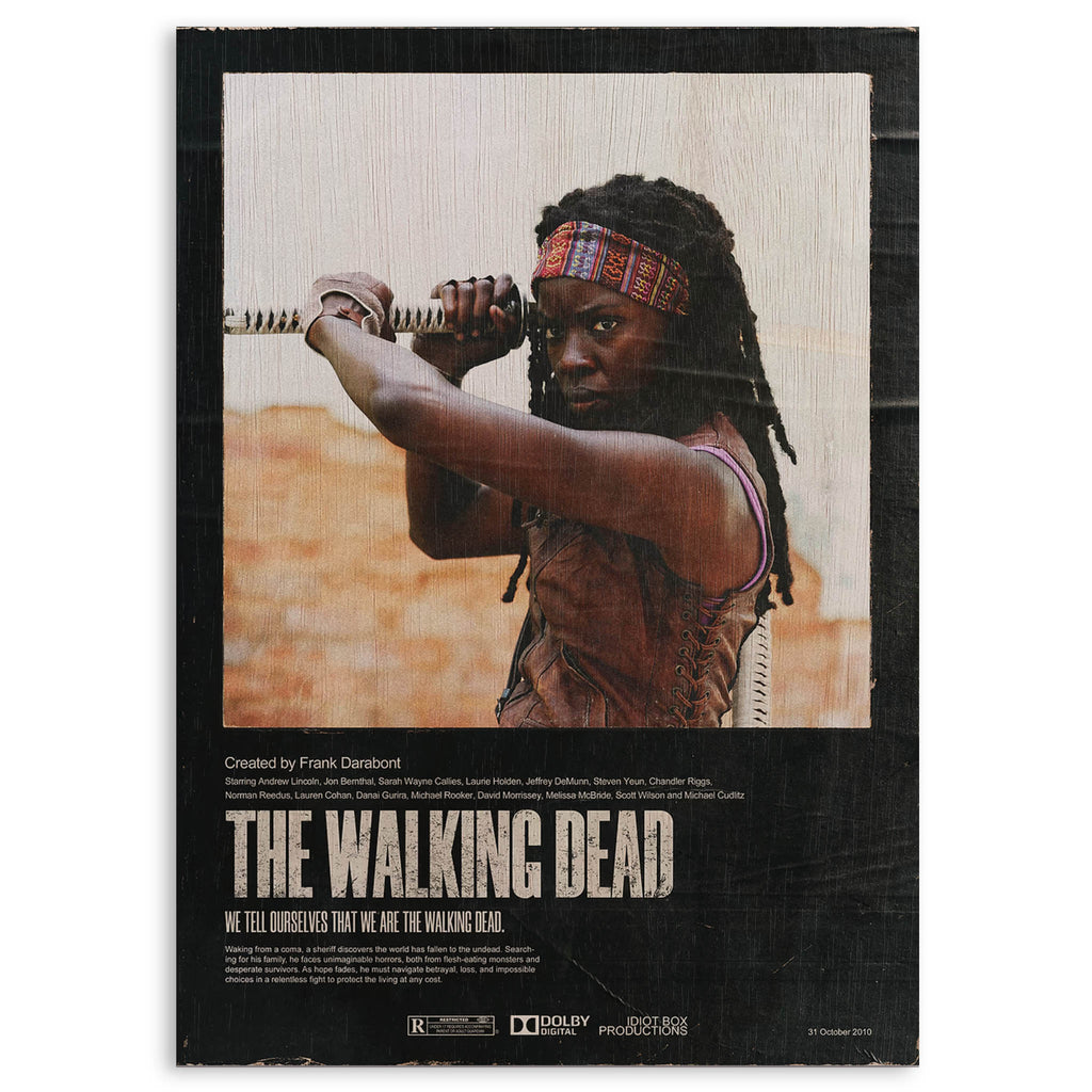 The Walking Dead Wood Print by OnWood Australia