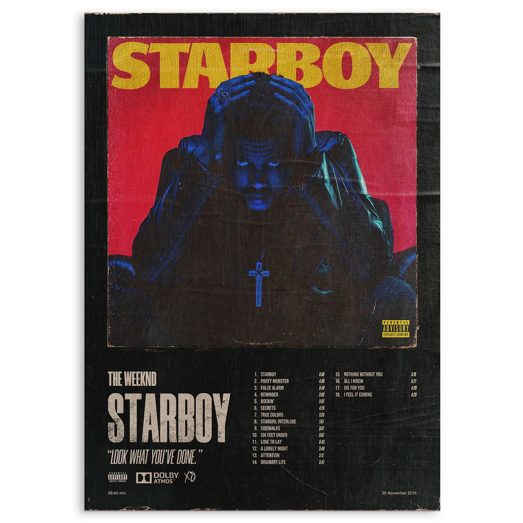 The Weeknd Wood Print by OnWood Australia