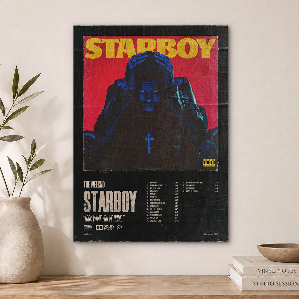 The Weeknd Wood Print by OnWood Australia