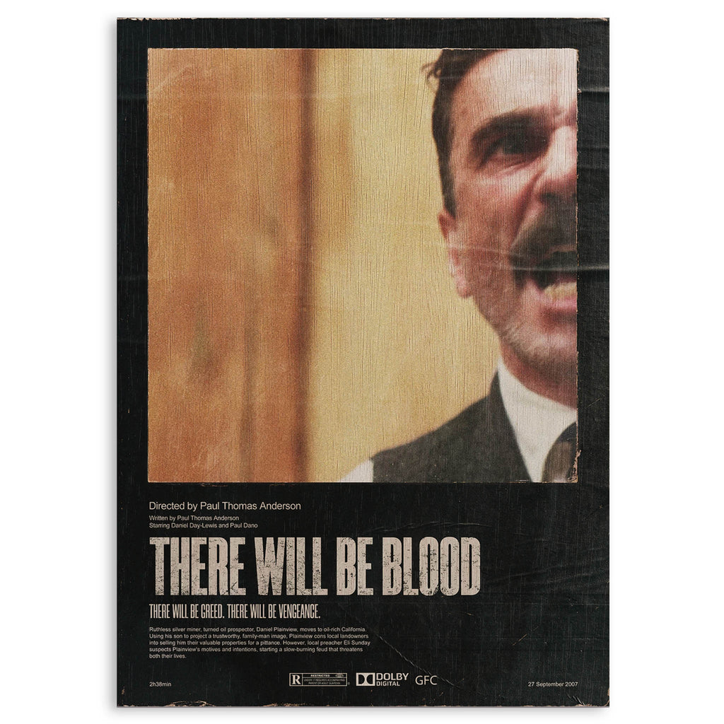 There Will Be Blood Wood Print by OnWood Australia