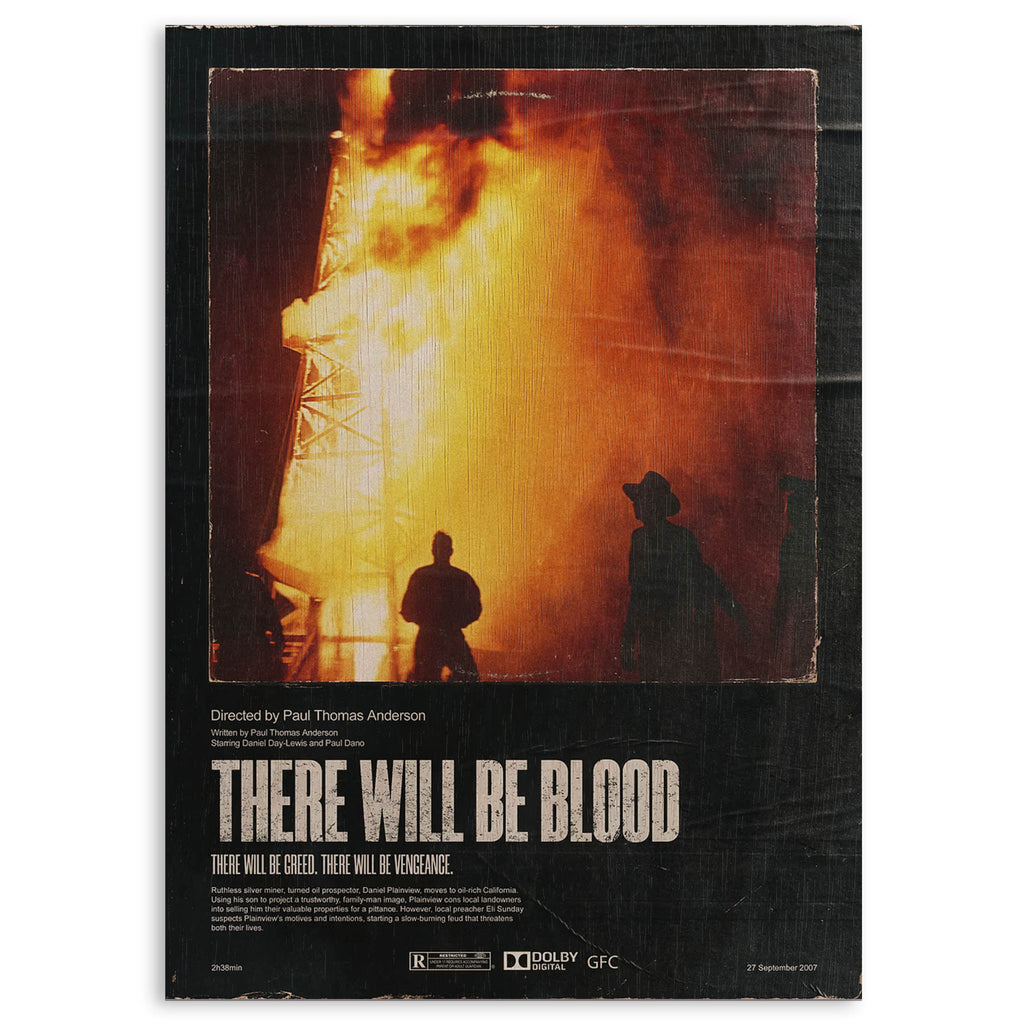 There Will Be Blood Wood Print by OnWood Australia