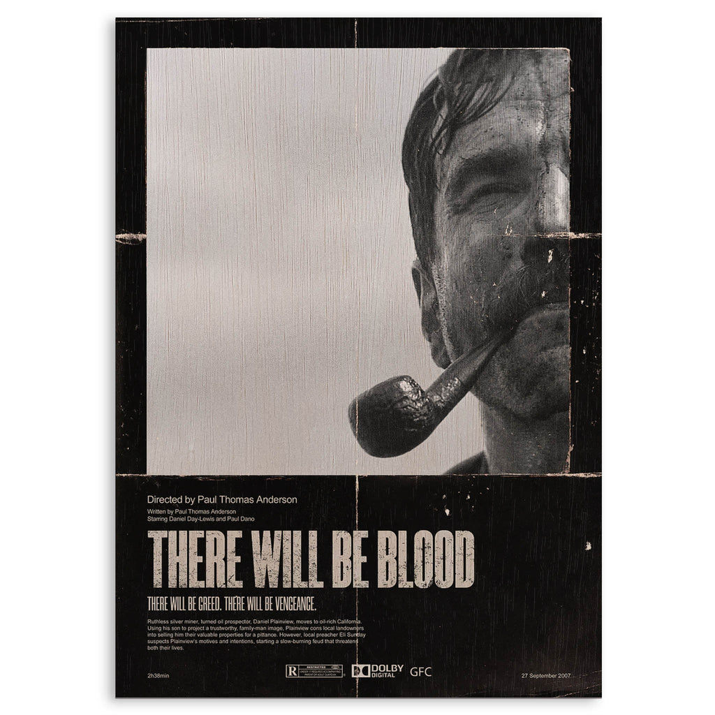 There Will Be Blood Wood Print by OnWood Australia