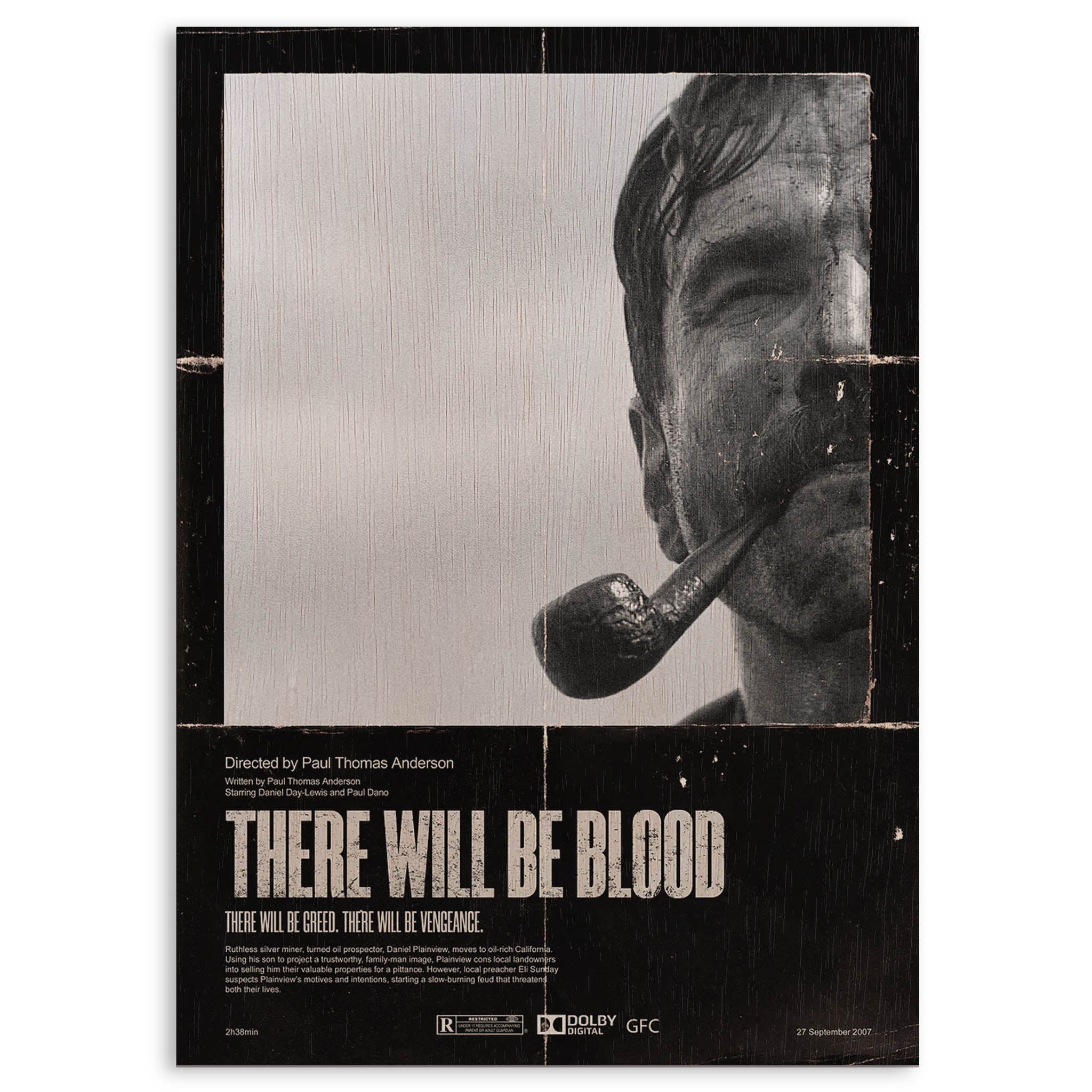 There Will Be Blood Wood Print by OnWood Australia
