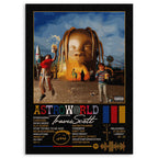 Travis Scott Astroworld Wood Print by OnWood Australia