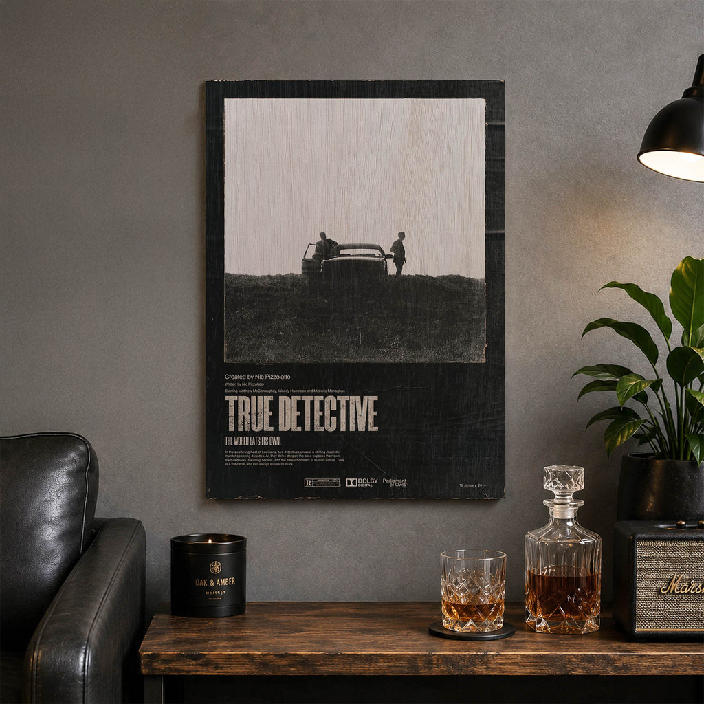 True Detective Wood Print by OnWood Australia
