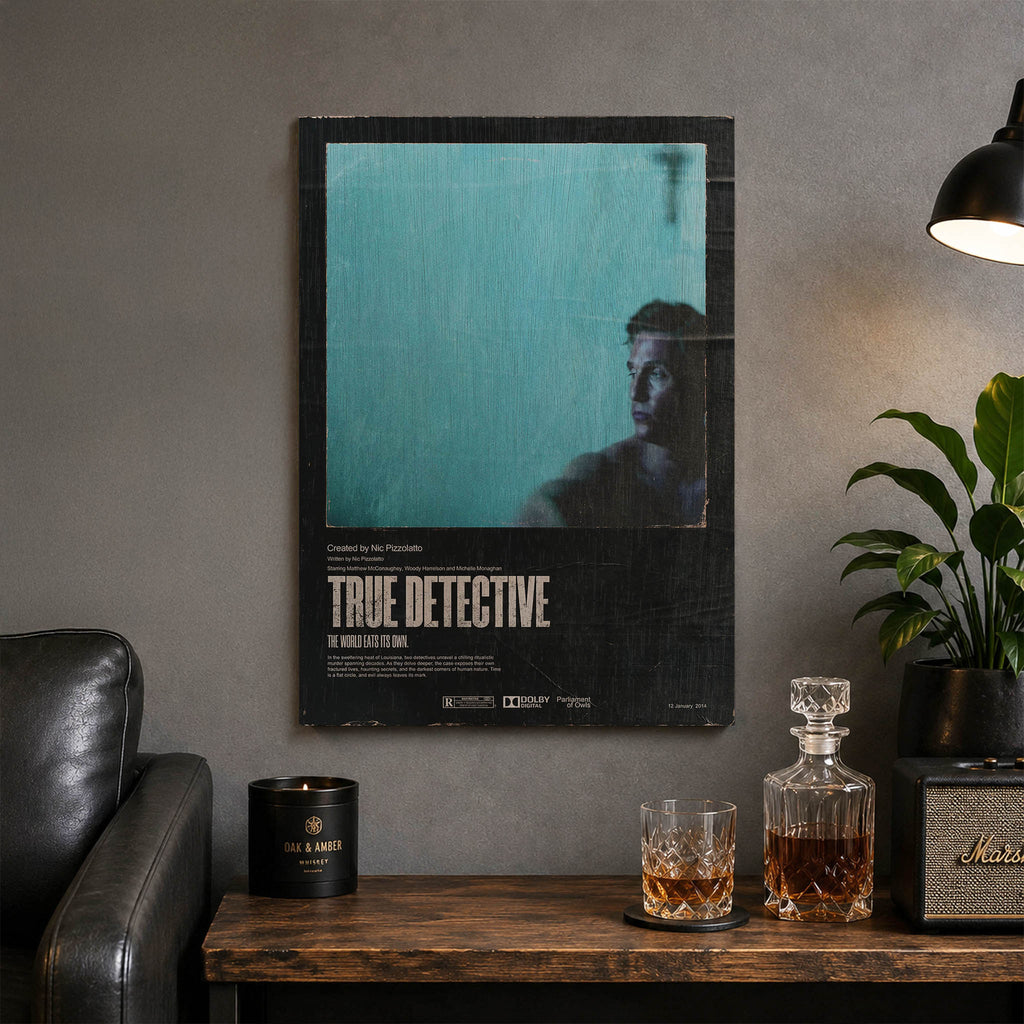 True Detective Wood Print by OnWood Australia