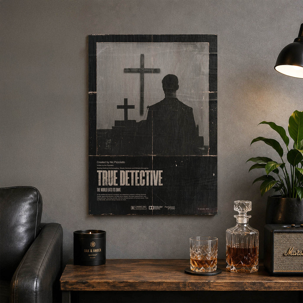 True Detective Wood Print by OnWood Australia