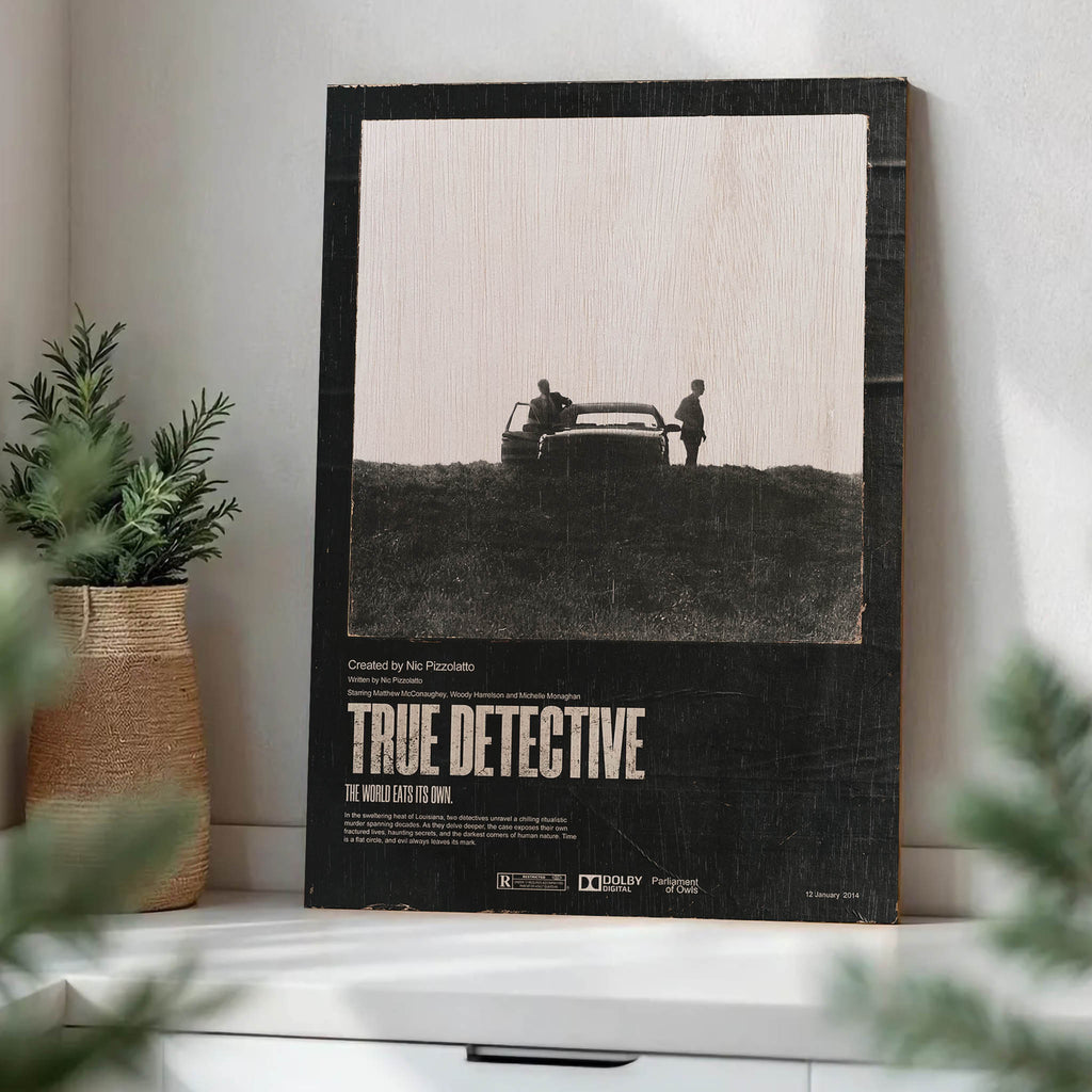 True Detective Wood Print by OnWood Australia