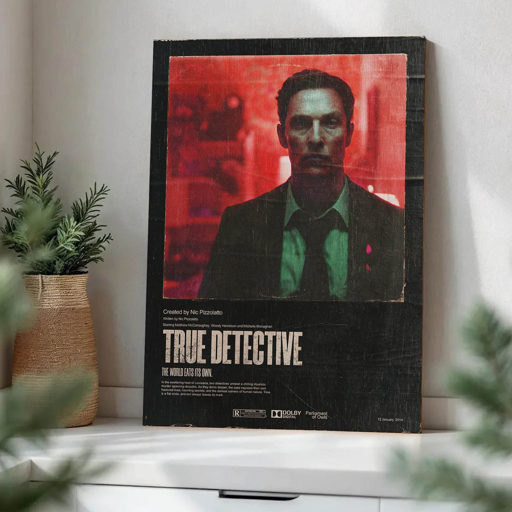 True Detective Wood Print by OnWood Australia