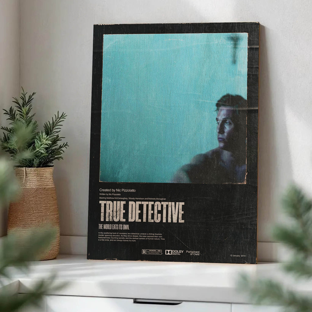 True Detective Wood Print by OnWood Australia