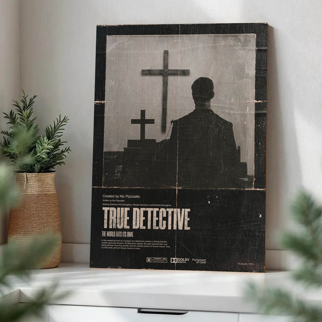 True Detective Wood Print by OnWood Australia