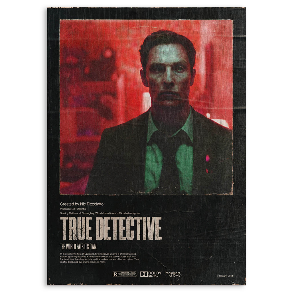 True Detective Wood Print by OnWood Australia