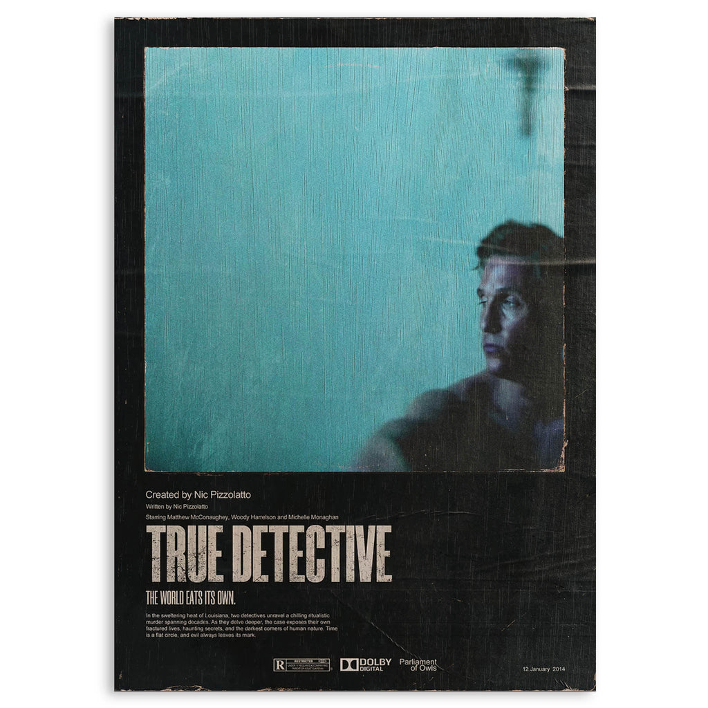 True Detective Wood Print by OnWood Australia