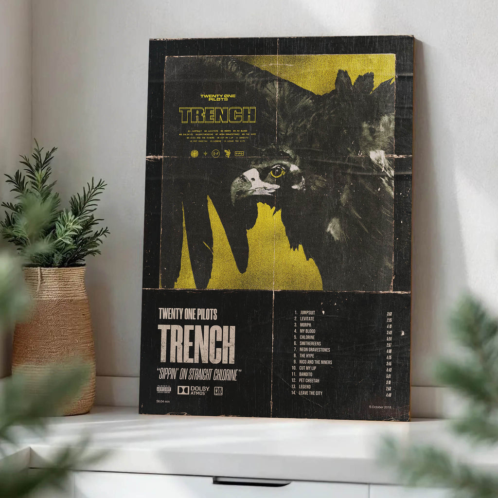 Twenty One Pilots Trench Wood Print by OnWood Australia
