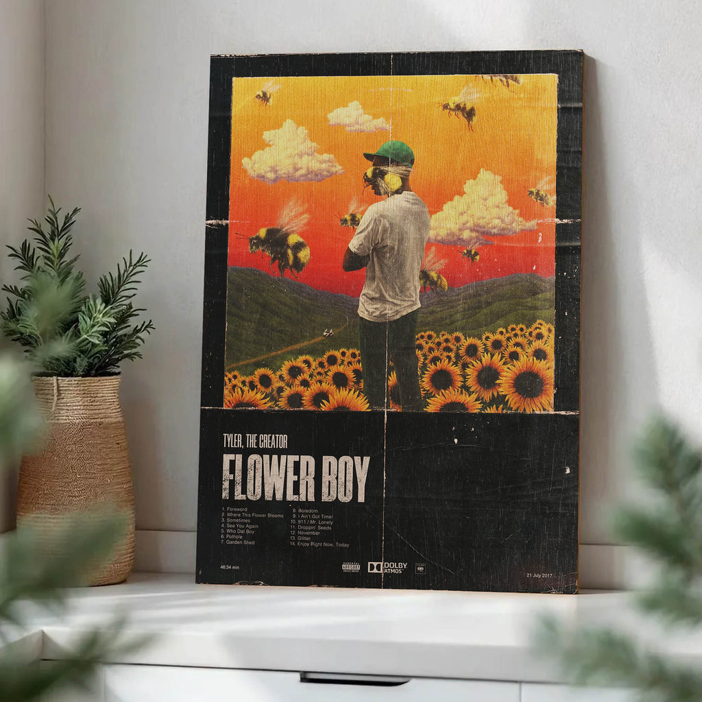 Tyler the Creator Wood Print by OnWood Australia