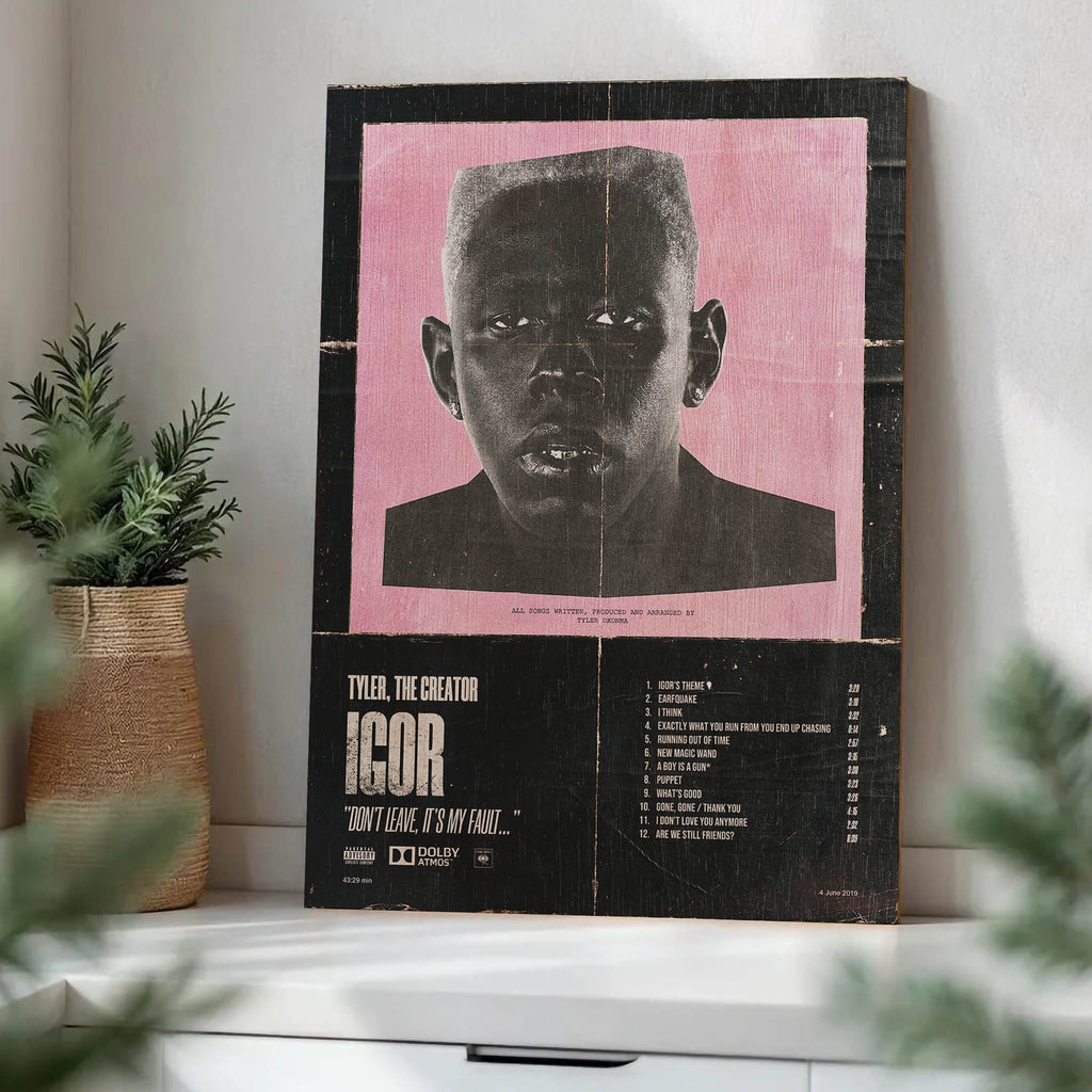 Tyler the Creator Wood Print by OnWood Australia
