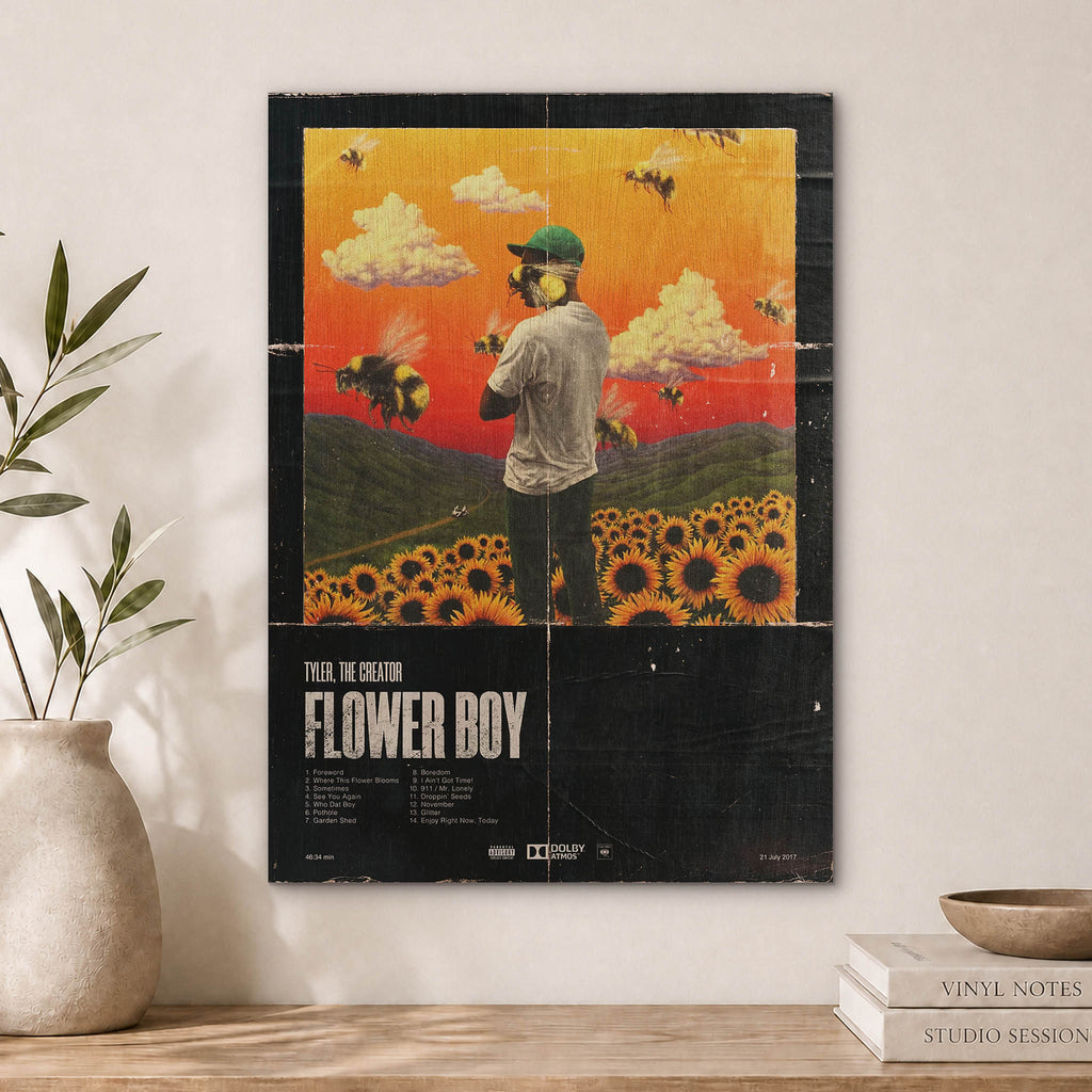 Tyler the Creator Wood Print by OnWood Australia