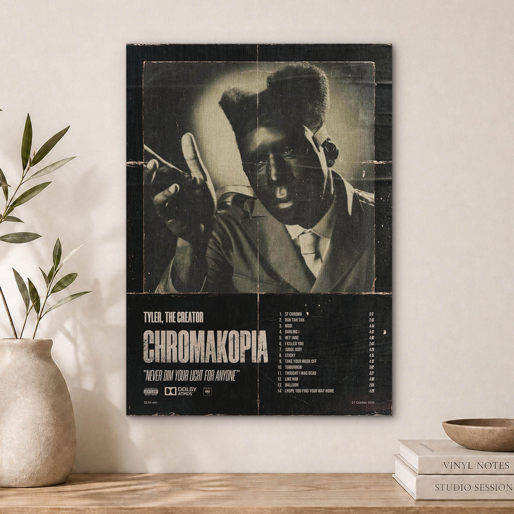 Tyler the Creator Wood Print by OnWood Australia