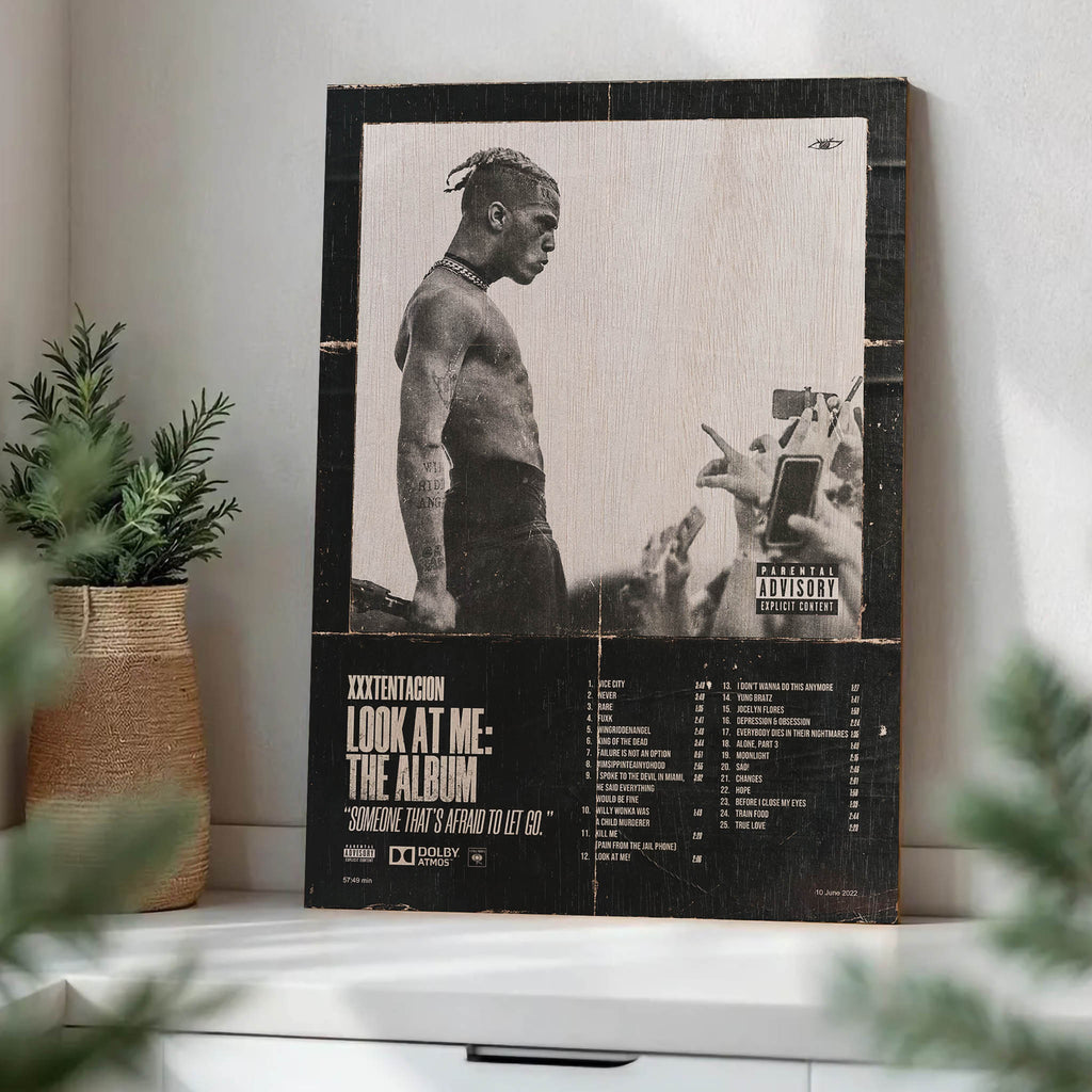 Xxxtentacion Wood Print by OnWood Australia