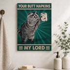 Your Butt Napkins My Lord Wood Print by OnWood Australia